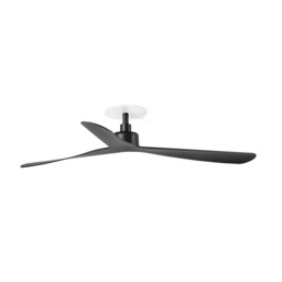 Rocker Recessed 132cm Ceiling Fan Matt Black