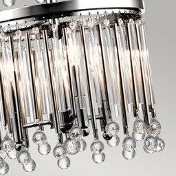 Kichler Piper Chandeliers Polished Chrome - thumbnail 5