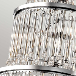 Kichler Piper Chandeliers Polished Chrome - thumbnail 3