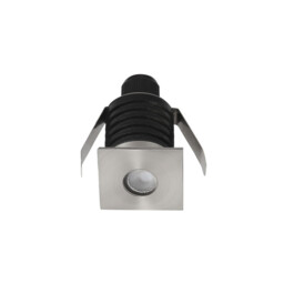 Bang Outdoor Recessed Ground Light Satin Nickel Aluminium LED 1W 98Lm 3000K IP67