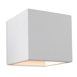 Troy 1 Light Plaster Indoor Wall Light White, G9