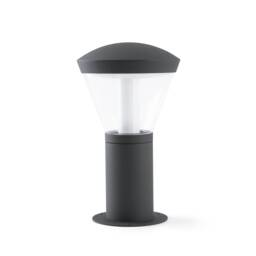 Shelby LED Outdoor Pedestal Light White, Dark Grey IP65 - thumbnail 1