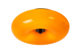 Lucide SENTINO - Flush ceiling light - Ø 30 cm - 3xG9 - Orange - thumbnail 1
