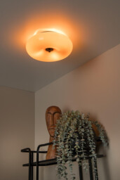 Lucide SENTINO - Flush ceiling light - Ø 30 cm - 3xG9 - Orange - thumbnail 5
