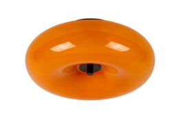 Lucide SENTINO - Flush ceiling light - Ø 30 cm - 3xG9 - Orange - thumbnail 3