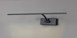Walton Large 1 Arm Wall Lamp, Picture Light, 1 x 10W LED, 3000K, 850lm, Sand Black, 3yrs Warranty - thumbnail 3