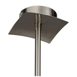 Alaska Pendant Convertible To Semi Flush 6 Light L1/SGU10, Satin Nickel - thumbnail 3