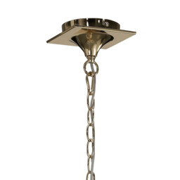 Mara Pendant 3 Light E14, French Gold With Ivory White Shades - thumbnail 3
