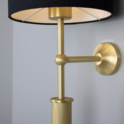 Gorey Wall Light, Satin Brass - thumbnail 5