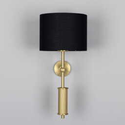 Gorey Wall Light, Satin Brass