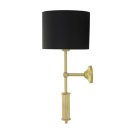 Gorey Wall Light, Satin Brass - thumbnail 3