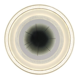 Alsuna Integrated LED Semi Flush Ceiling Light White Matt LED Dimmable 2700-6000K Remote Control - thumbnail 3