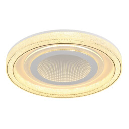 Alsuna Integrated LED Semi Flush Ceiling Light White Matt LED Dimmable 2700-6000K Remote Control - thumbnail 5