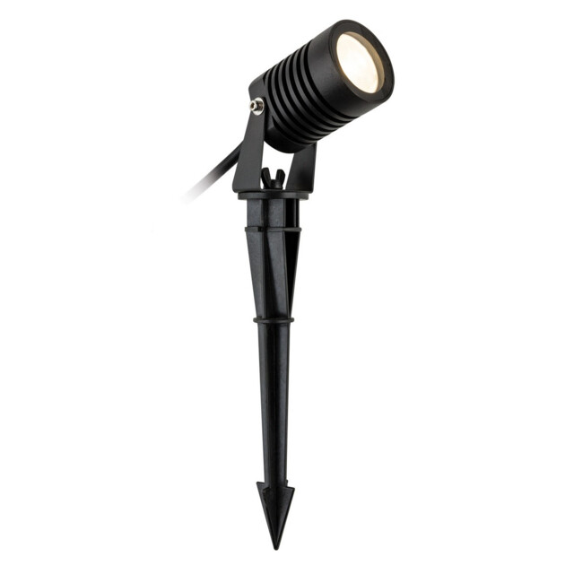 Veron Outdoor Integrated LED Short Spike Ground Light Black IP65