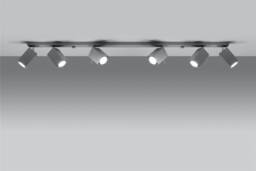 Merida 6 Light Spotlight Bar Grey, GU10 - thumbnail 3