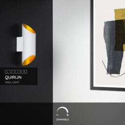 Quirijn Modern Up Down Wall Light - Ø 10cm - 1xG9 - White - thumbnail 2