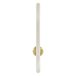 Liora 19W Integrated Led Wall Lamp Brass-Natural Alabaster LED 3000K Dimmable
