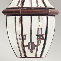 Newbury 2 Light Large Chain Lantern - Aged Copper, E14 - thumbnail 3