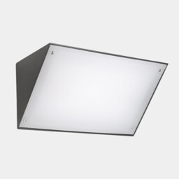 Curie Outdoor Wall Down Lamp 35cm Urban Grey LED 28.9W CCT 2700-3200-4000K IP65 On-Off