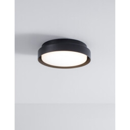 Oliver Outdoor Flush Sandy Black Aluminium LED 20W 1550Lm 3000K IP65 - thumbnail 5
