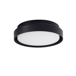 Oliver Outdoor Flush Sandy Black Aluminium LED 20W 1550Lm 3000K IP65