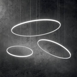 Hulahoop LED Decorative Round Integrated Pendant Light White, 3000K - thumbnail 2