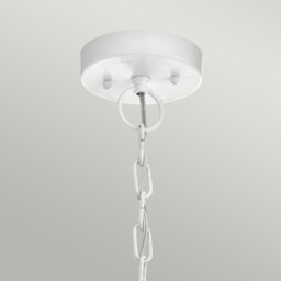 Beacon Outdoor 1 Light Chain Lantern, White, IP44, E27 - thumbnail 2