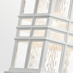 Beacon Outdoor 1 Light Chain Lantern, White, IP44, E27 - thumbnail 5