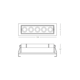 Solano Recessed Downlight Sandy Black LED 3000K - Driver Not Included - thumbnail 3