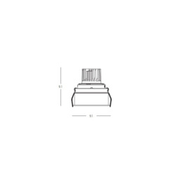 Astra Recessed Downlight Sandy Black LED 3000K IP44 - Driver Not Included - thumbnail 2