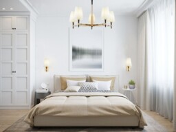 Zaragoza Chandelier Brass, 5 Light, E14 - thumbnail 3