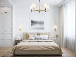 Zaragoza Chandelier Brass, 5 Light, E14 - thumbnail 2