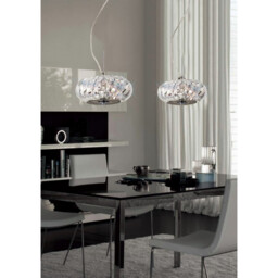 Banda Floor Lamp 6 Light G9 Polished Chrome/Crystal (Can Only Be Shipped On A Pallet, Additional Charges May Apply.) - thumbnail 3