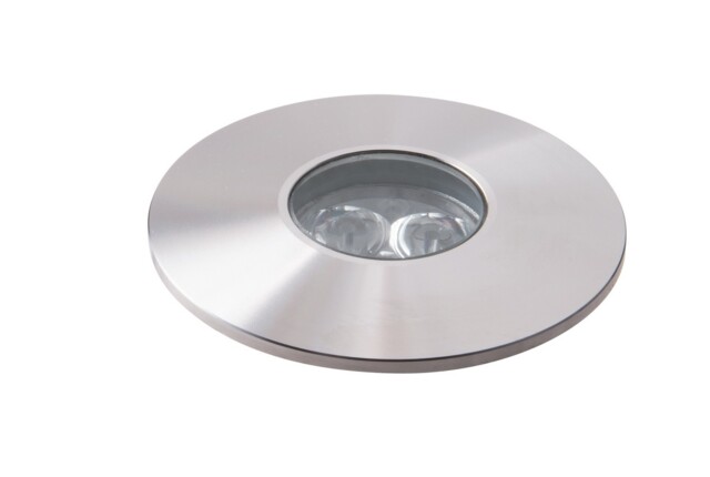 Iride Outdoor LED Dimmable Integrated Recessed Ground Lights Rgb, Stainless Steel, IP67