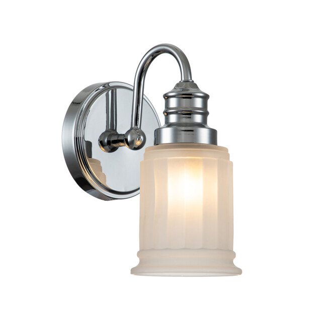 Quoizel Swell Wall Lamp Polished Chrome, IP44 - image 1
