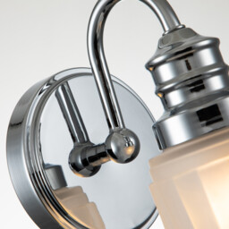Quoizel Swell Wall Lamp Polished Chrome, IP44 - thumbnail 3