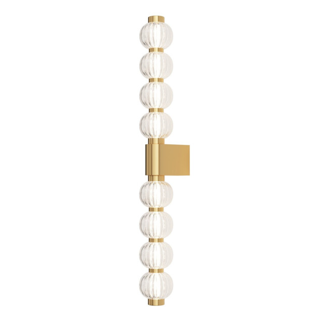 Amulet Modern Wall Lamp Gold 3000K 800lm Glass Shade - image 1