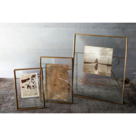 "Nkuku Danta Antique Brass Frame - Photo Frames - Gold - ""8 x 10"""