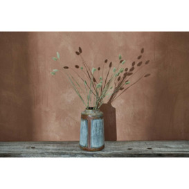 Nkuku Bennu Straight Vase - Vases & Planters - Grey - 26 x 16 cm (Diameter)