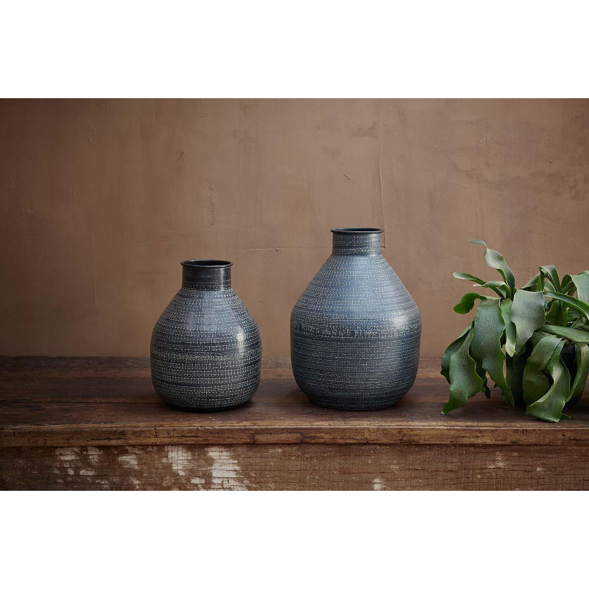 nkuku Mahika Vase - Vases & Planters - Black - Small
