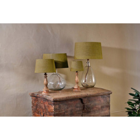 nkuku Dia Jute Lampshade - Lamps And Shades - Olive - Extra Large 26 x 40.5/46 cm (Diameter)