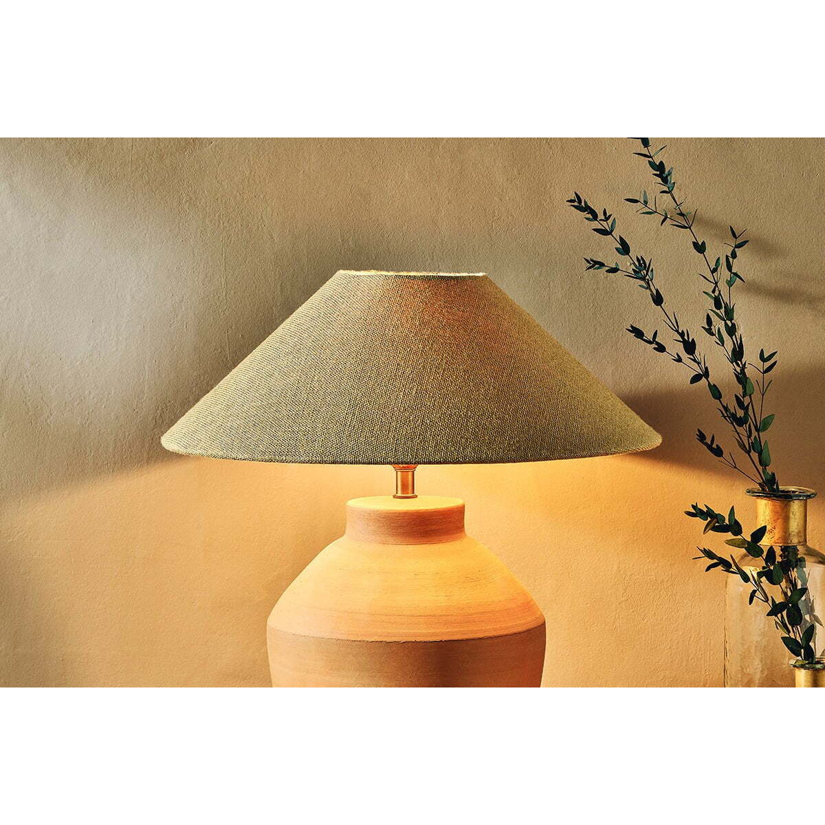 nkuku Dia Jute Lampshade - Empire - Lamps And Shades - Natural - Large