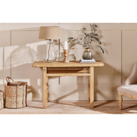 Nkuku Serpur Reclaimed Pine Console Table - Tables - Natural