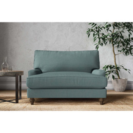 Nkuku Marri Love Seat - Make To Order - One Size - Recycled Cotton Airforce