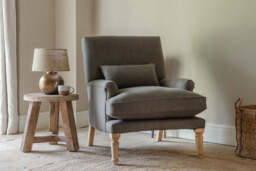 nkuku Nalla Wool Armchair - Seating - One Size - Charcoal