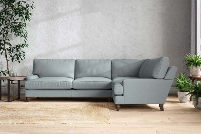 nkuku Marri Right Hand Corner Sofa - Make To Order - Grand - Recycled Cotton Horizon