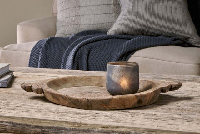 nkuku Karua Reclaimed Wood Traditional Bowl - Decorative Accessories - One Size - Natural