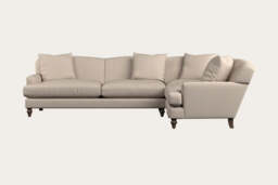 nkuku Deni Right Hand Corner Sofa - Make To Order - Grand - Recycled Cotton Natural