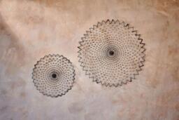nkuku Arna Wire Wall Art - Decorative Accessories - Large - Rust