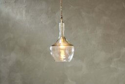 nkuku Agatarla Recycled Glass Pendant - Lights - Small - Clear